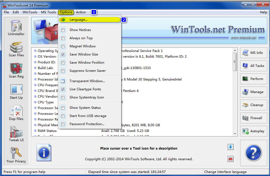 WinTools net Professional 中文版V16.9.1