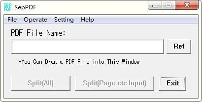SepPDF(pdf文件分割器) 官方版