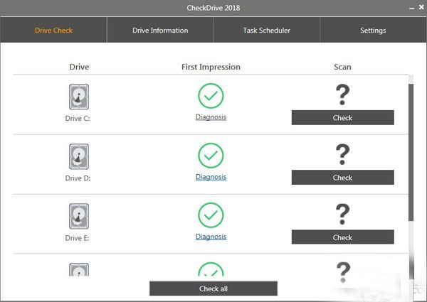 CheckDrive(硬盘检测工具) 免费版