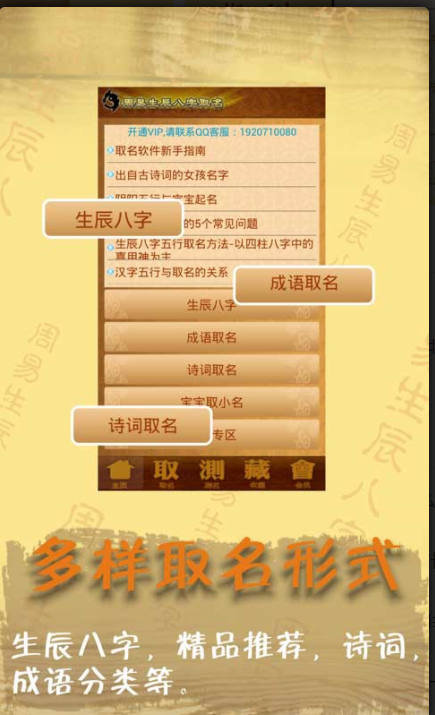 周易生辰八字取名起名 v11.07